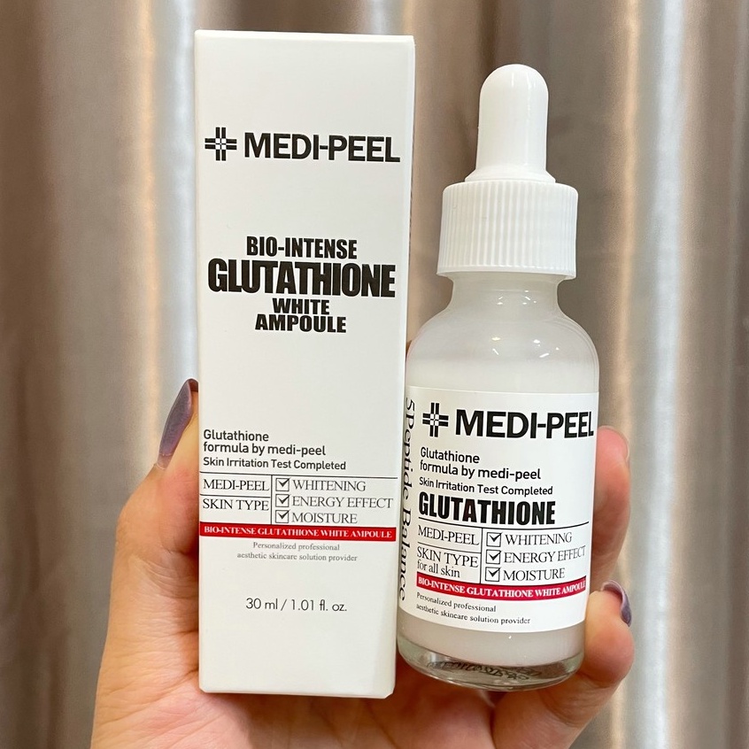 Tinh chất/ kem dưỡng/ Nguyên bộ dưỡng trắng da Medi Peel Bio Intense Glutathione White Ampoule/ Cream/ Care Kit