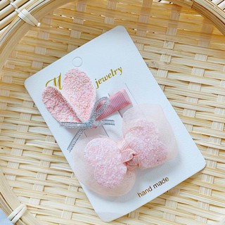 set kẹp tóc handmade cho bé gái T033