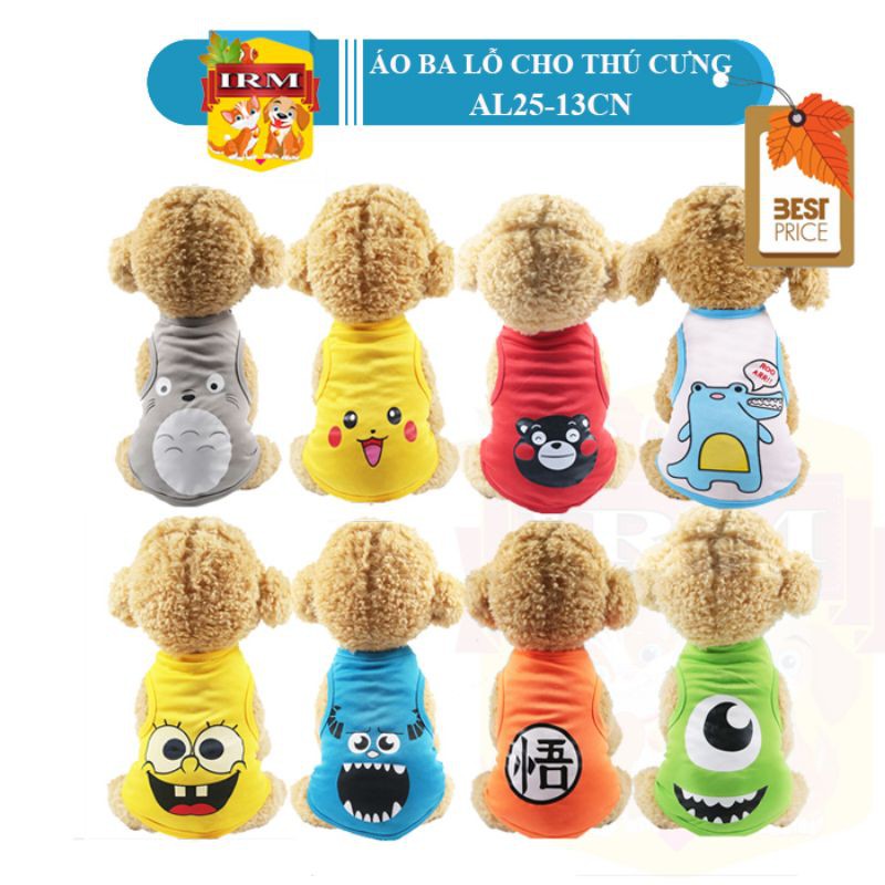 Áo Cho Chó Mèo - Áo Mùa Hè Cho Thú Cưng, Quần Áo Chó Mèo