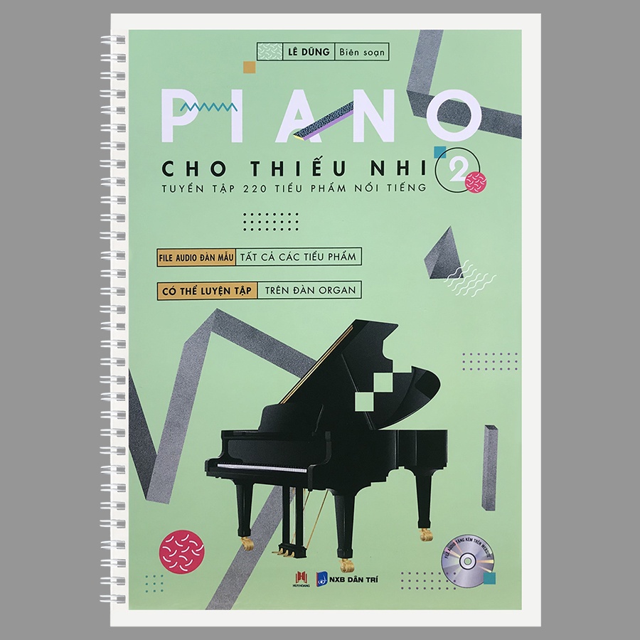 Sách - Piano cho thiếu nhi - tuyển tập 220 tiểu phẩm nổi tiếng Phần 2