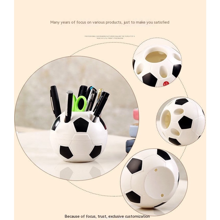 Giá Đỡ Bút Hình Cầu Sức Chứa Lớn Thiết Kế Đơn Giản Thời Trang Cho Học Sinh / Văn Phòng
