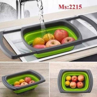 Bộ rổ silicon gấp gọn thông minh.