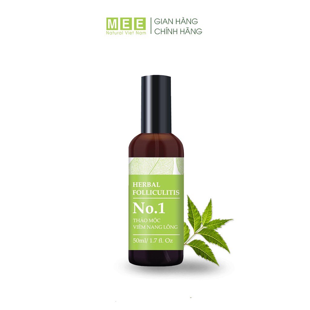 Combo Dưỡng Trắng, Dưỡng Ẩm MEE NATURAL - Tắm TrắngThảo Mộc Nhau Thai Cừu -Xịt Viêm Nang Lông