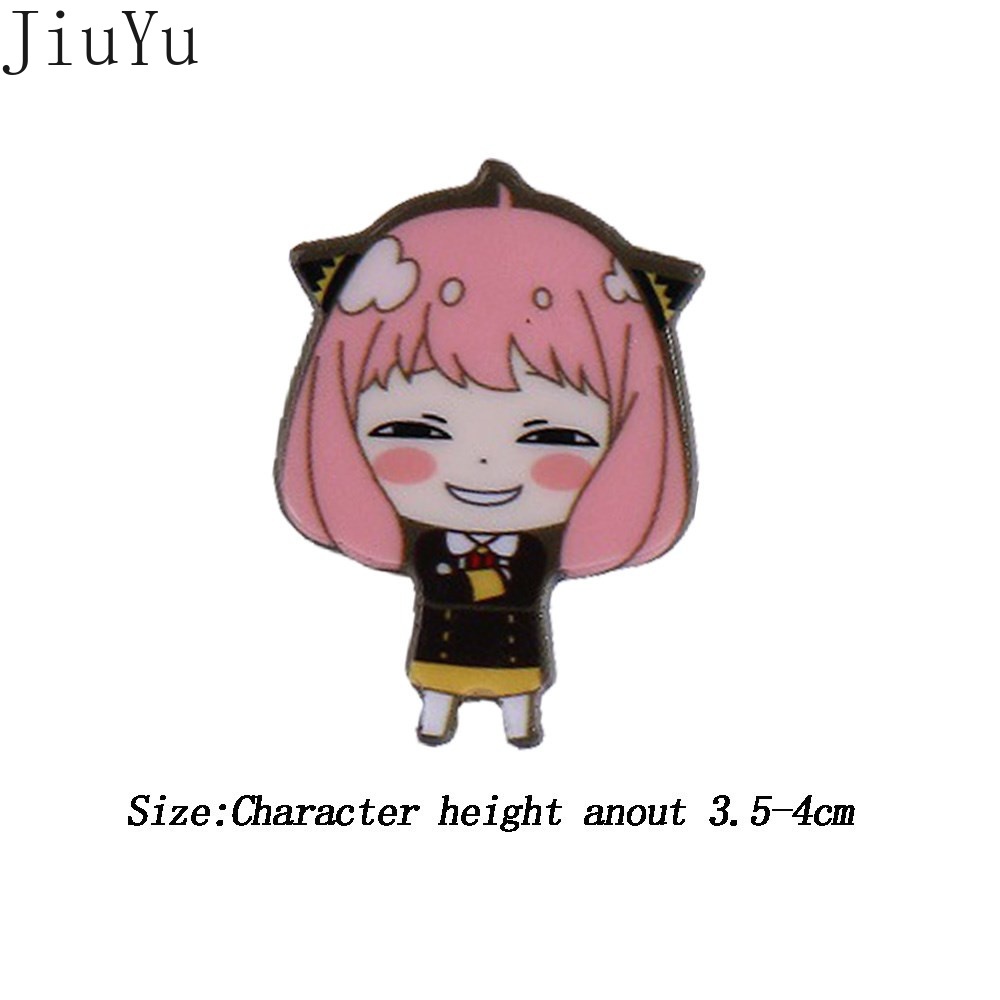 Ghim Cài Áo Bằng Acrylic Họa Tiết Hoạt Hình Spy×Family Dễ Thương