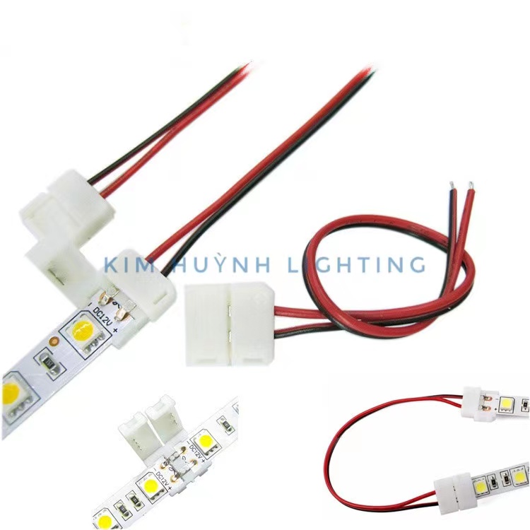 Phụ kiện kết nối đèn led, led dán 8mm 10mm không cần hàn (giá bán của 1 cái)