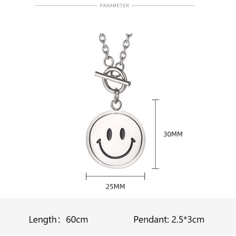 Vòng cổ mặt cười xoay phong cách hiphop cho cặp đôi (VC22).