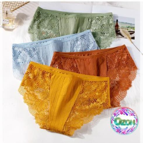 SỈ RẺ HƠN 20-40%_ Quần Lót Ren Hoa Xịn Đẹp Mới DL103