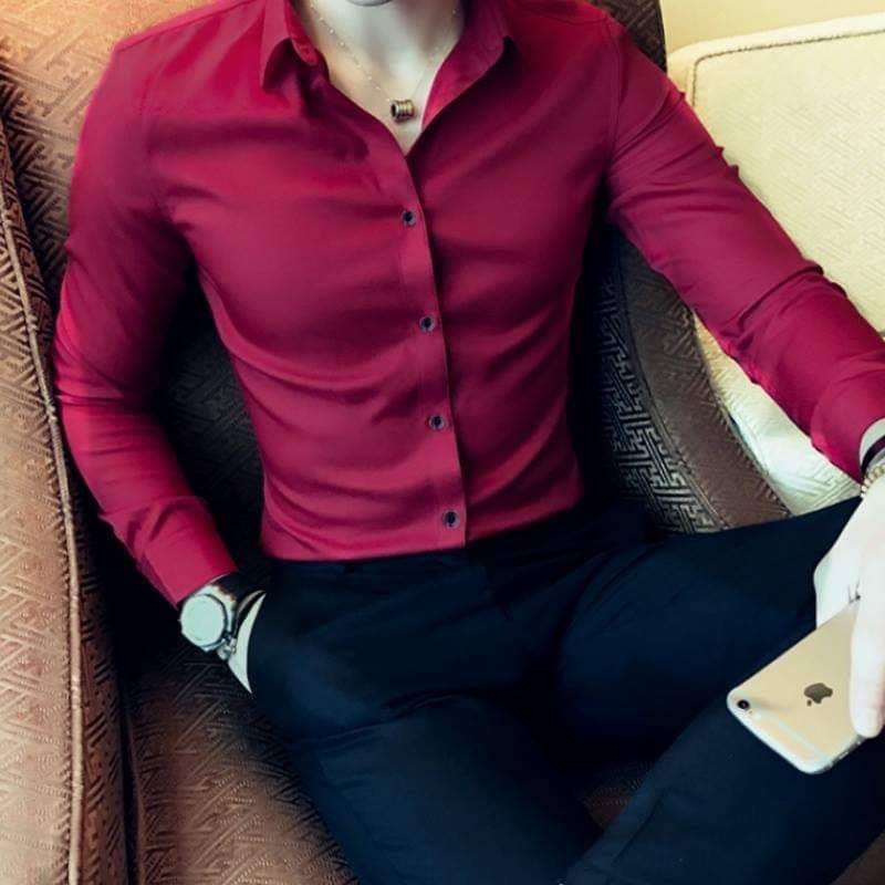 (FREESHIP+VIDEO THẬT) Áo Sơ Mi VNXKhàng cao cấp loại 1 Dài Tay Màu Trơn Thời Trang Cho Nam | BigBuy360 - bigbuy360.vn