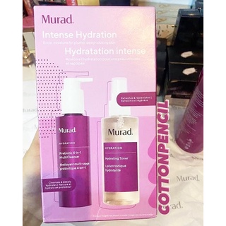 Set sữa rửa mặt tẩy trang và toner Murad Intense Hydration Fullsize 🌸