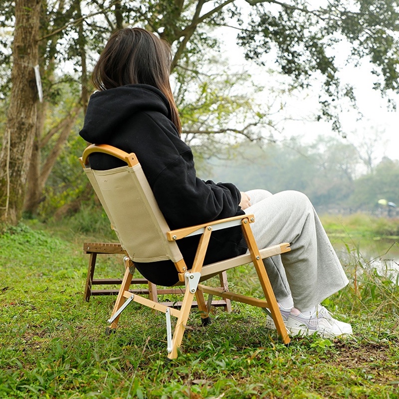 Ghế Gấp Gọn Dã Ngoại Ghế Gỗ Kiểu Vintage Dành Cho Đi Phượt Di Lịch Camping Cắm Trại Picnic