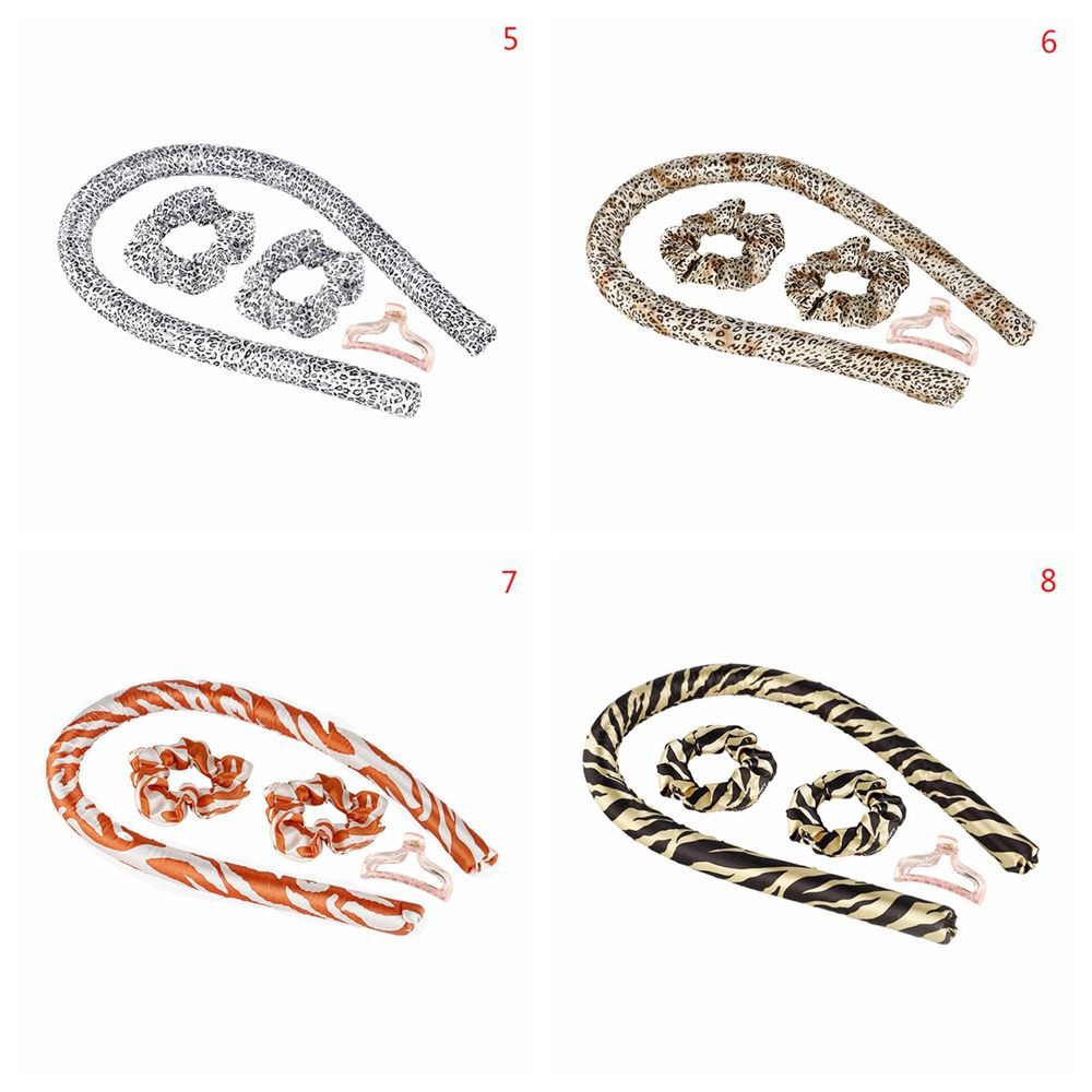 Thanh Uốn Tóc Bằng Lụa Không Dùng Nhiệt Nhiều Màu Thời Trang Tiện Dụng Cho Nữ