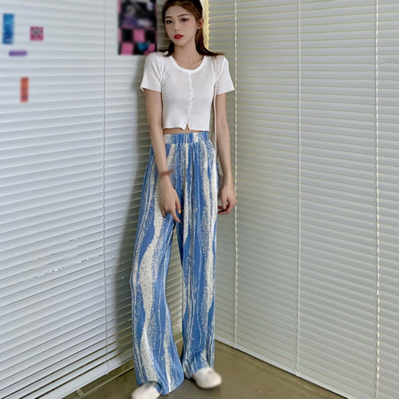 quần ống rộng Thiết Kế Đơn Giản Thời Trang Dành Cho Nữ