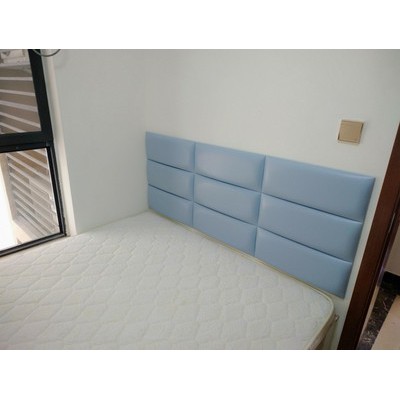 Tấm nệm da dán tường màu trơn trang  trí nhà cửa phòng khách phòng ngủ đầu giường độ dày 3cm chính hãng