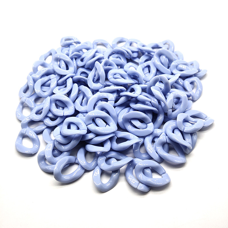 Set 50 vòng khóa nhựa Acrylic 17x23mm chuyên dụng