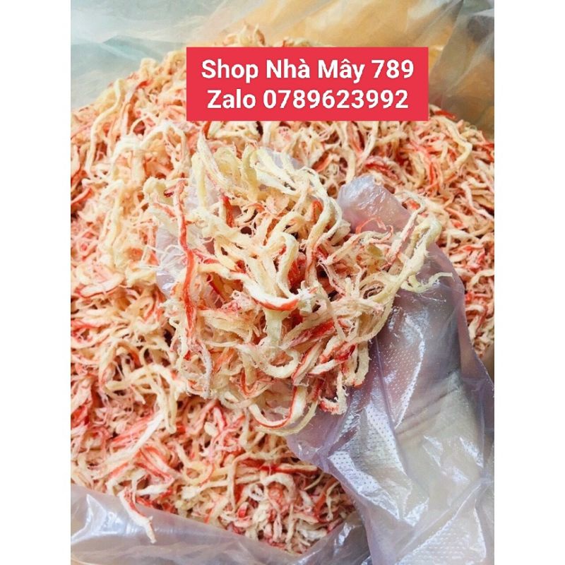 500g khô mực hấp nước cốt dừa xé sợi loại ngon 150k