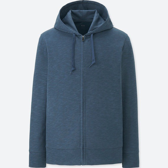 Áo khoác nam Uniqlo AIRism Full-Zip Hoodie - Chống nắng/tia UV (AIRism18) | BigBuy360 - bigbuy360.vn