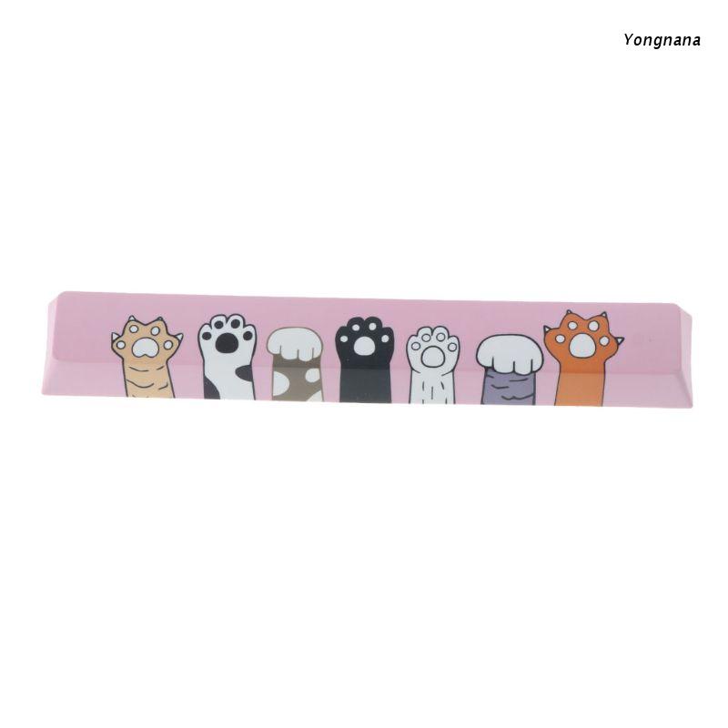 Nắp phím SpaceBar PBT năm mặt nhuộm màu 6.25U cho bàn phím cơ