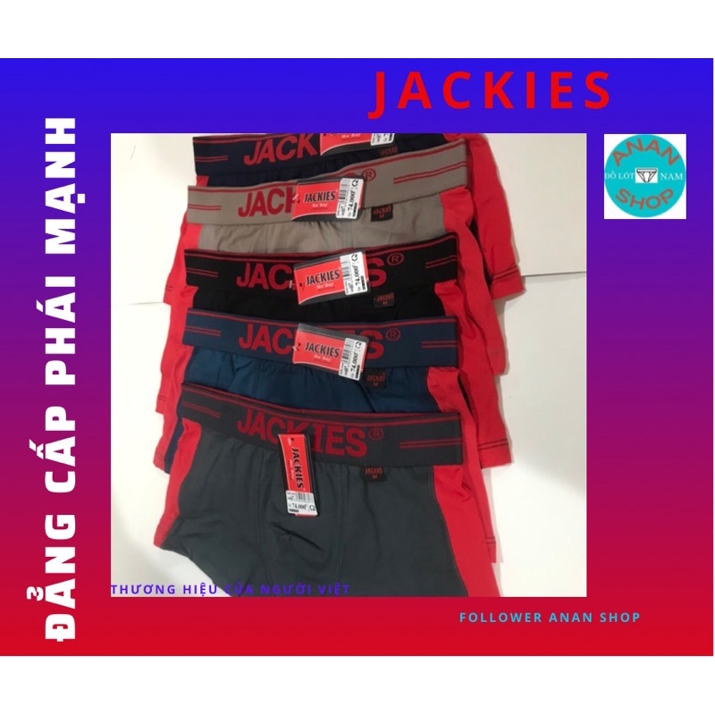 Quần lót nam cotton , quần sịp nam, quần xì, quần boxer cao cấp chính hãng Jackies mã jk607