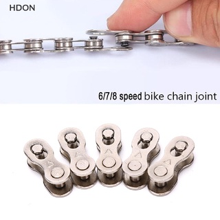 Hd 5 pair bicycle bike chain master link joint connector for 6/7/8/9/10/11 speeds on