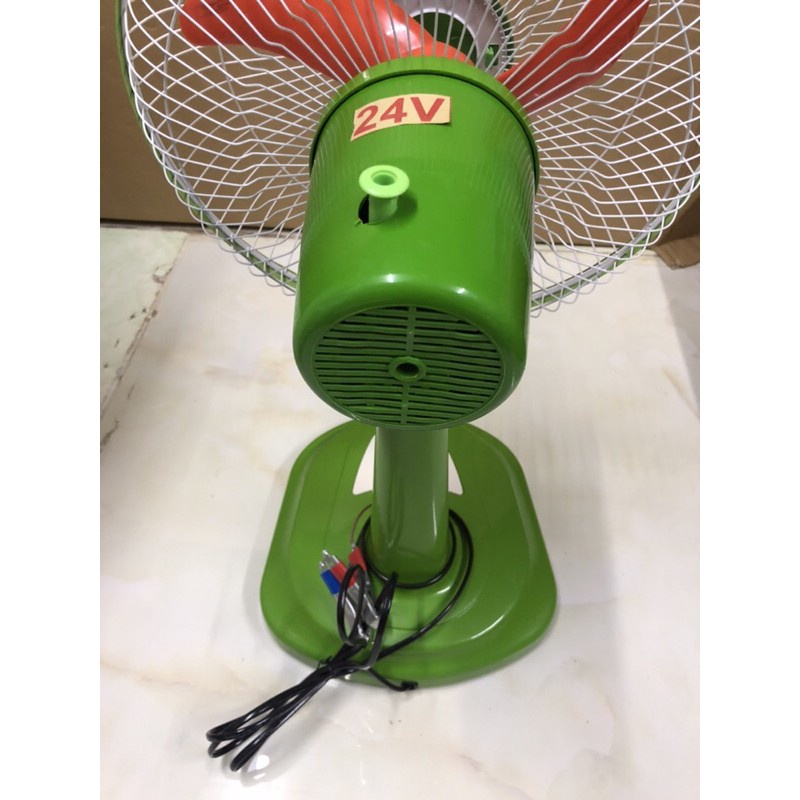 QUẠT BÀN B3 KẸP BÌNH ẮC QUY DC 24V