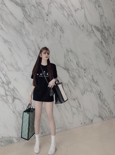 áo thun unisex nam nữ form rộng gc