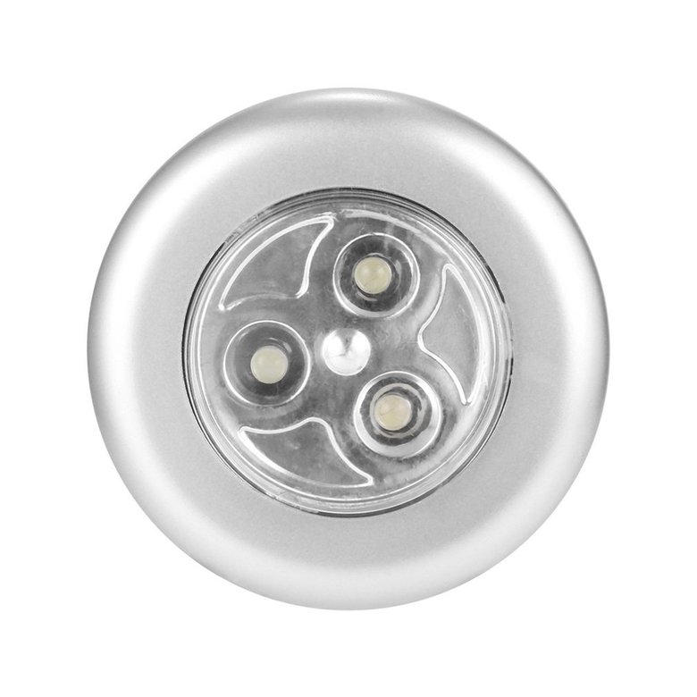 Đèn LED dán 3 bóng chạy pin cảm ứng chạm cho đầu giường nhà lều ngủ