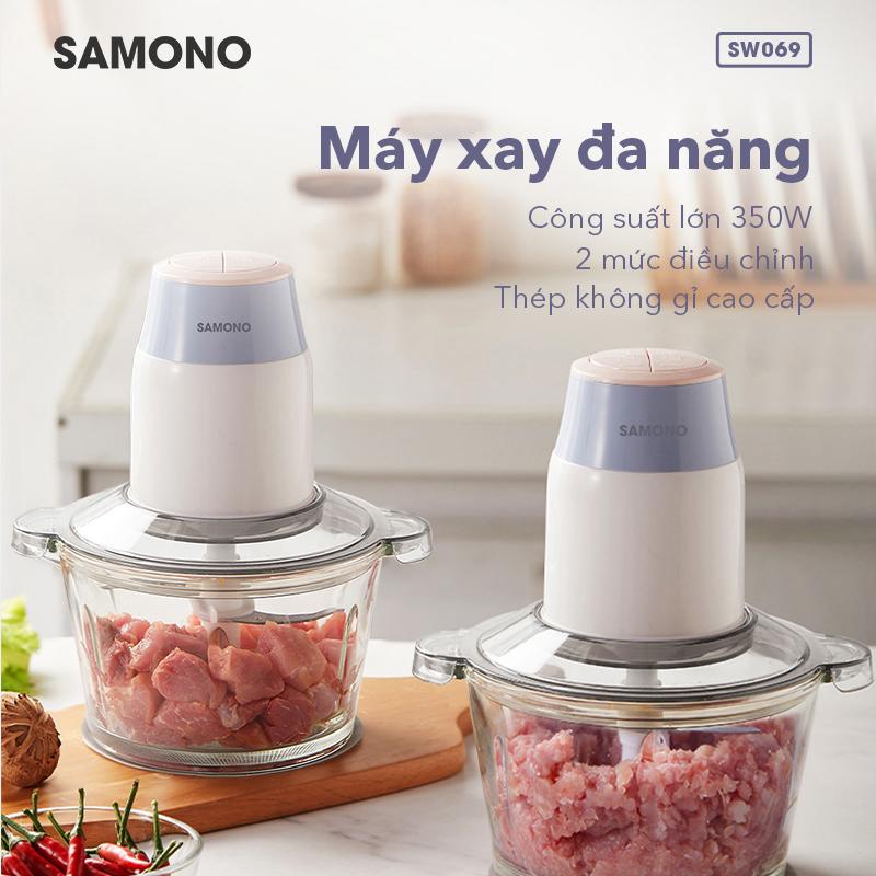 [BH 12TH] Máy xay thực phẩm đa năng SAMONO SW069 xay thịt rau củ quả công suất lớn 350W