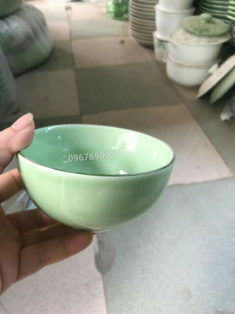 Set 10 Bát cơm xanh ngọc