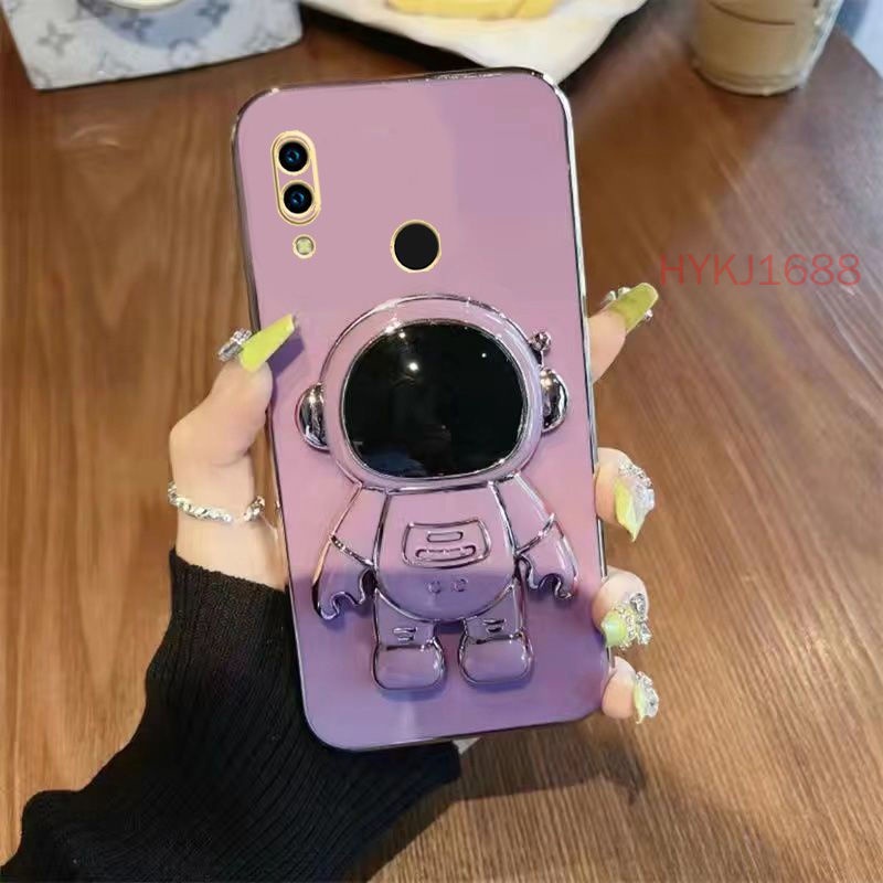 Ốp lưng Huawei nova 3i Ốp lưng Điện Thoại Chống Rơi Có Giá Đỡ Hình Phi Hành Gia Cho Huawei nova 3i