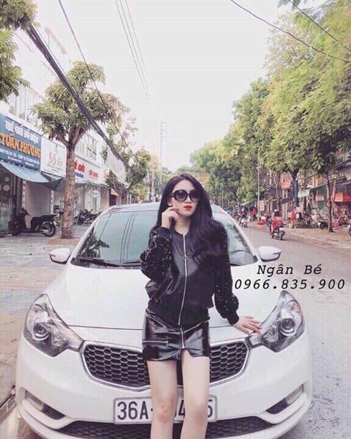 Áo da kim sa siêu đẹp