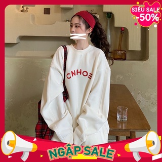 Áo sweater unisex form rộng