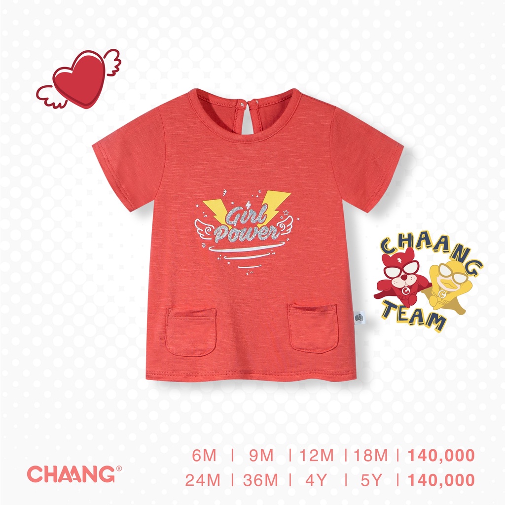 Áo lẻ Chaang petit thun lạnh cao cấp mềm mịn thoáng mát thấm hút tốt in hình nghộ nghĩnh cho bé gái đủ size