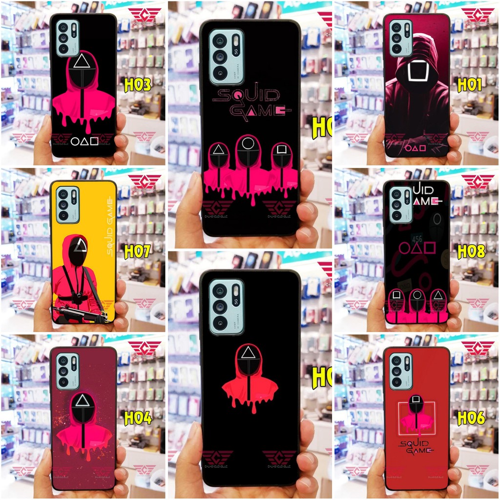 Ốp lưng oppo reno 6z SQuid Game cực đẹp