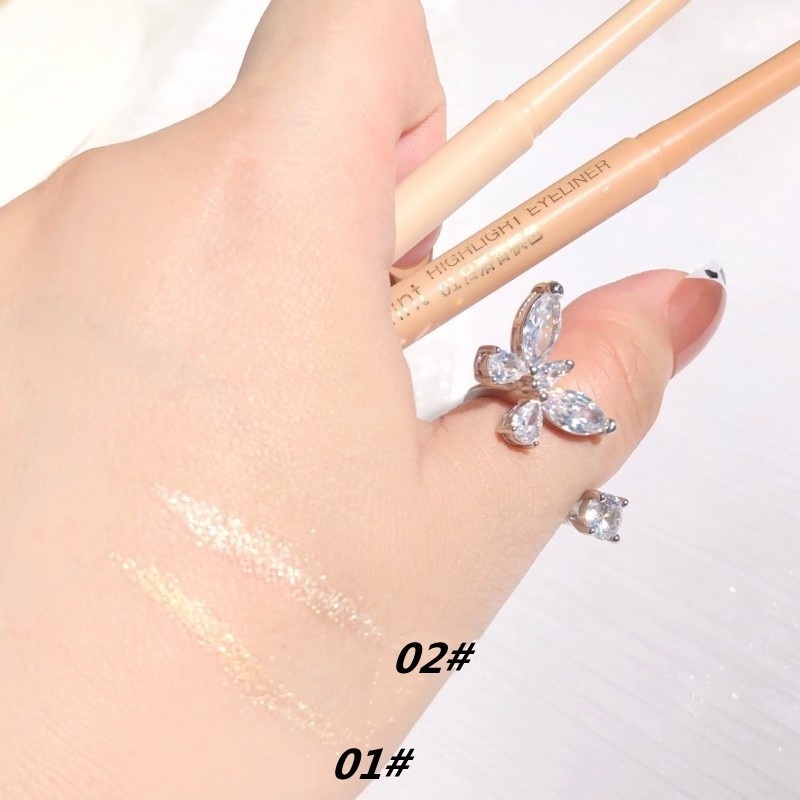 Bút Kẻ Mắt 2 Màu Chống Thấm Nước Và Mồ Hôi Làm Sáng Da Đa Năng