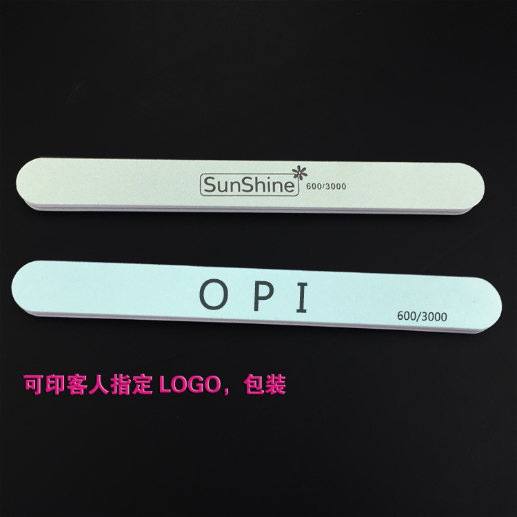 Cây Dũa Móng Tay Đánh Bóng Hai Mặt Màu Xanh Lá Và Trắng