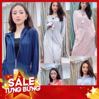 [ FREE SHIP - CLIP THẬT ] Áo Chống Nắng Nữ Toàn Thân Vải Nhật Thông Hơi