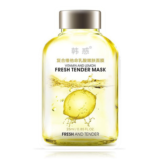 Mặt Nạ Hanhuo Tinh Chất Vitamin Chanh  And Lemon Cấp Ẩm Dưỡng Trắng Trẻ Hóa Da