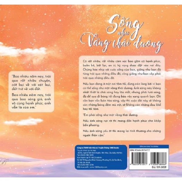 Sách - Sống như vầng thái dương ( Kèm Bookmark )