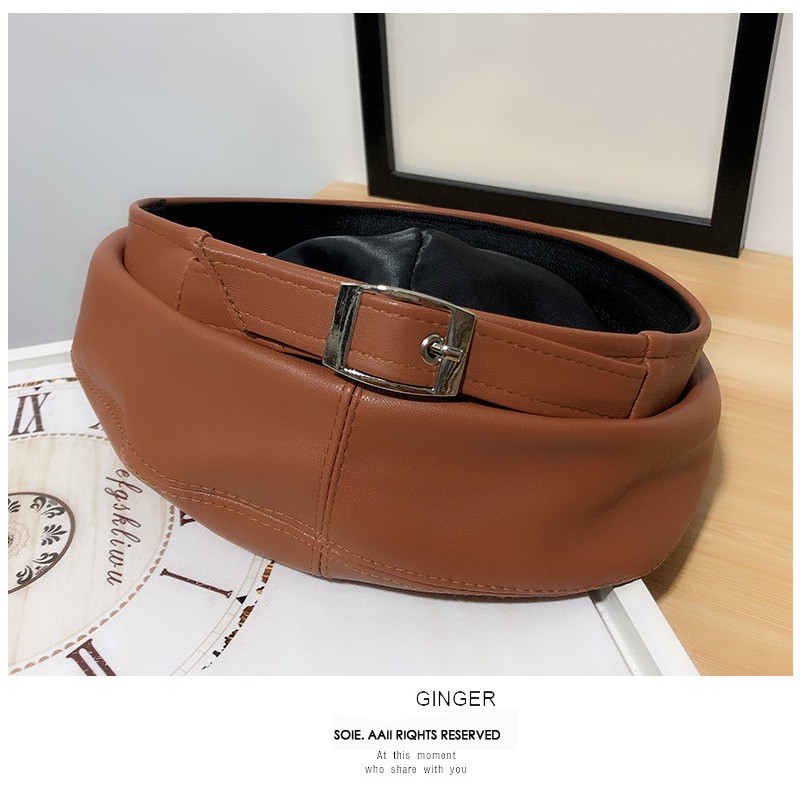 [GIÁ HỦY DIỆT] - Mũ nồi retro phong cách cổ điển nữ da pu cao cấp - Owl Store