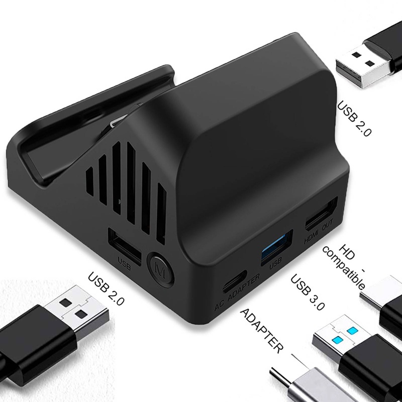 Giá Đỡ Sạc Đứng Tích Hợp Quạt Làm Mát Cho Điều Khiển Switch