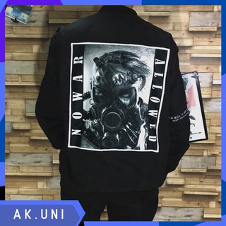[Ảnh thật] Áo khoác Bomber No.WAR (hàng design cao cấp)