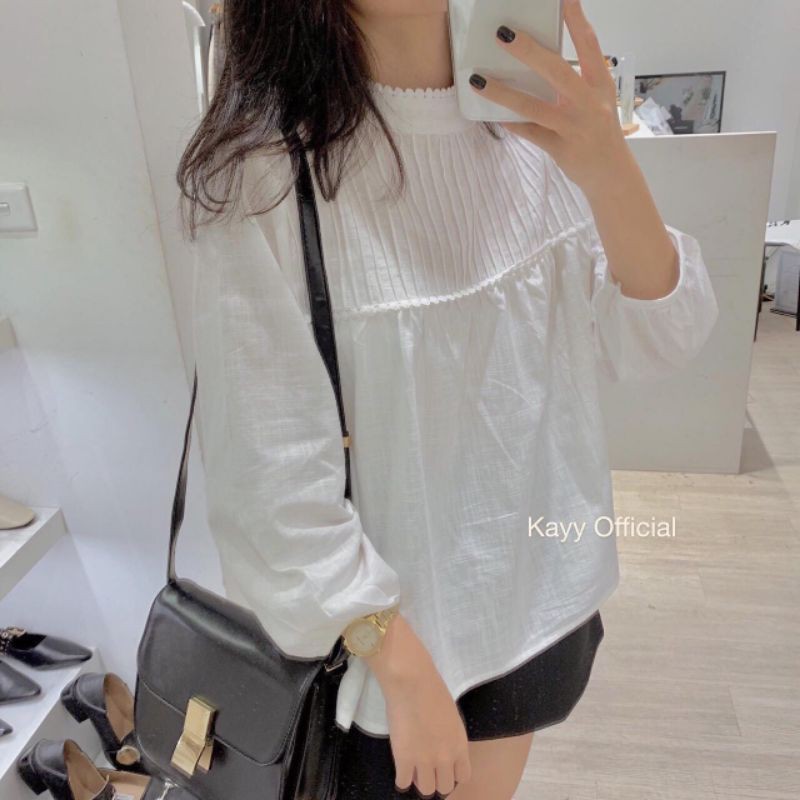Áo Babydoll tay bo Quảng Châu