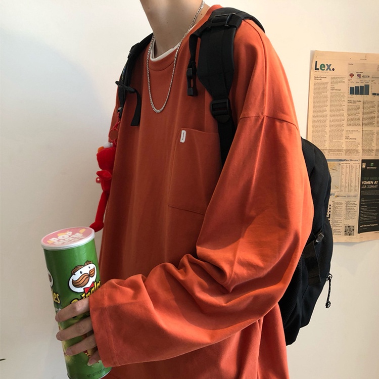 Áo Thun Nam Dài Tay Kiểu Hàn Quốc