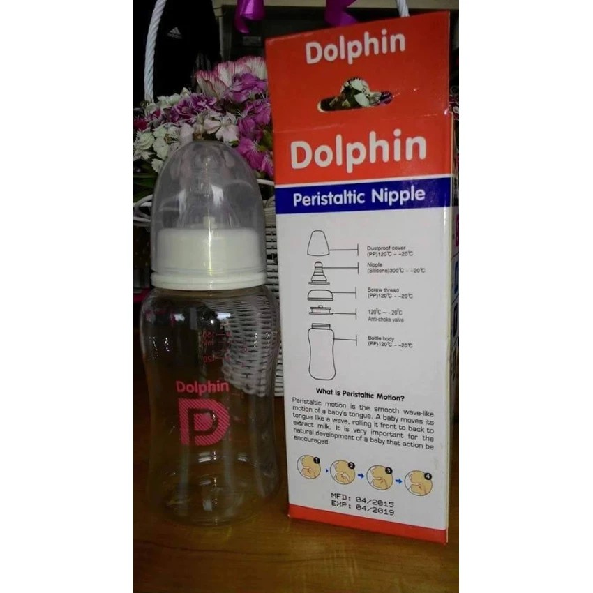Bình sữa cổ hẹp Dolphin 160ml