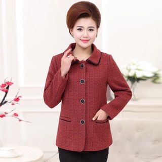 Áo khoác dạ nữ trung niên