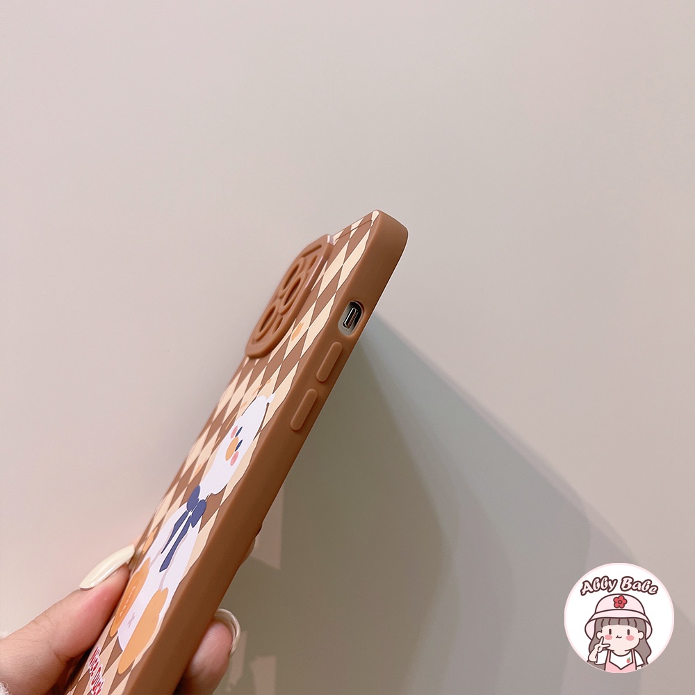 Ốp Điện Thoại TPU Mềm Mỏng Chống Sốc In Hình Vịt Thắt Nơ Hoạt Hình Màu Tương Phản Cho IP 13 12 11 Pro Max XR 8 7 Plus
