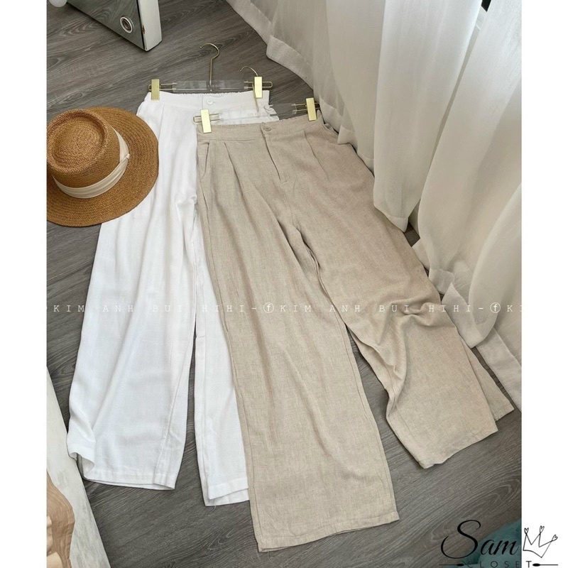 QUẦN XUÔNG ĐŨI DÁNG DÀI 1 CÚC VITAGE CHẤT ĐẸP QUẢNG CHÂU MS19772