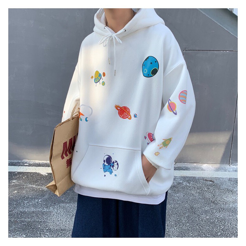 Áo hoodie unisex THE 1996 Áo nỉ form rộng nam nữ H-011 GALAXY 4 màu | BigBuy360 - bigbuy360.vn