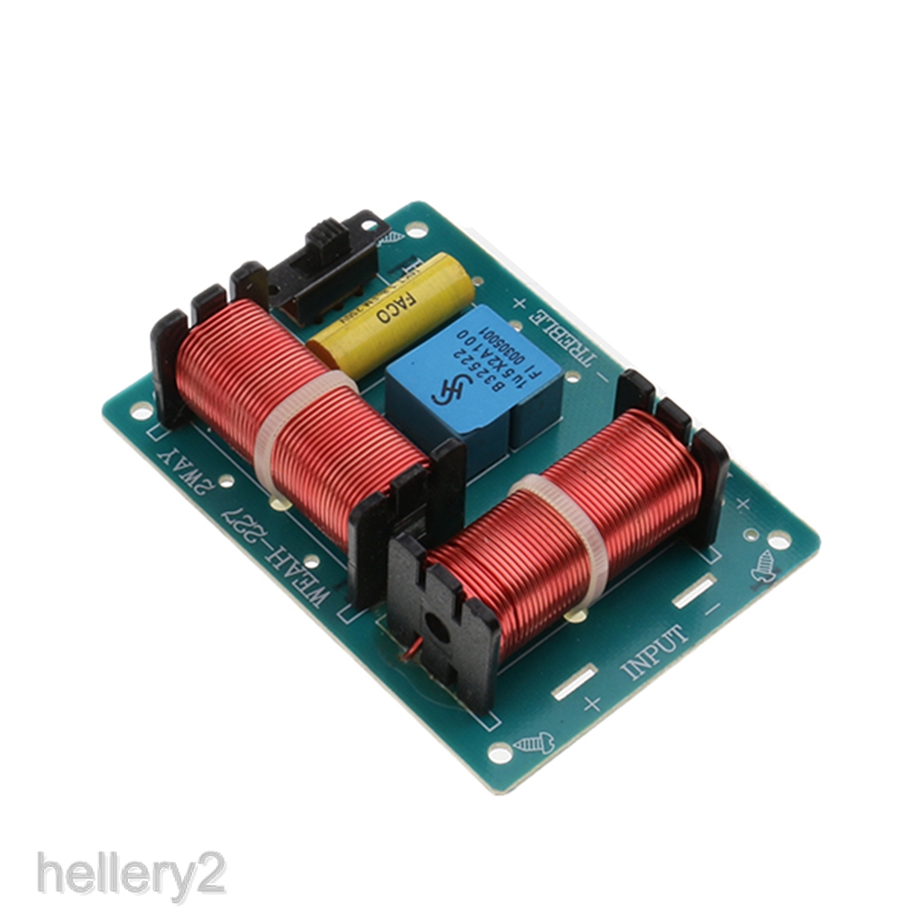 [HELLERY2] Treble Bass 2 Way Frequency Divider Speaker Audio Crossover Filters Moudle