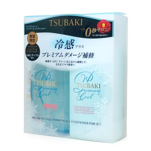 [Limited] Bộ gội xả Tsubaki Premium Moist và phục hồi ngăn ngừa rụng tóc 490mlx2 (phiên bản giới hạn)